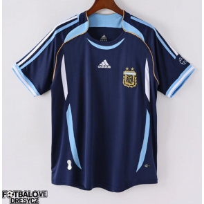 Argentina 2006 Retro Venkovní Dres Krátký Rukáv Argentina 2006 Retro Venkovní Dres Krátký Rukáv